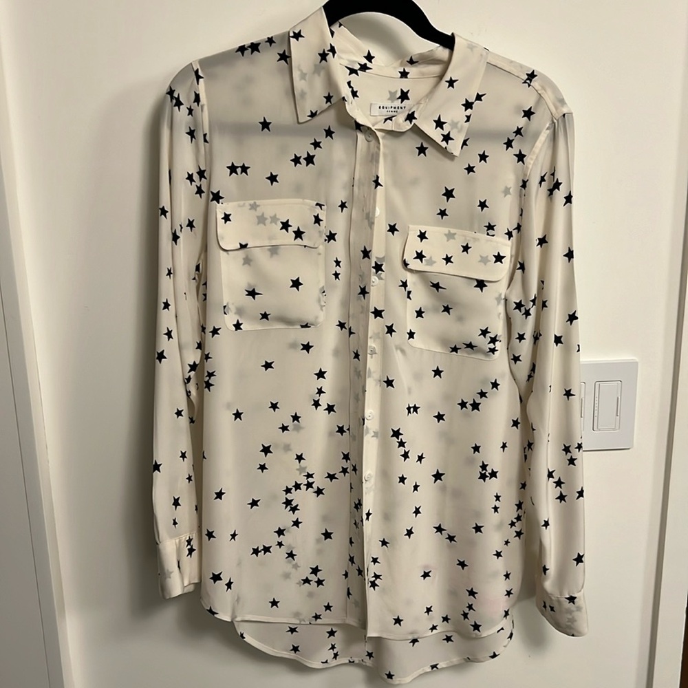 Equipment silk blouse